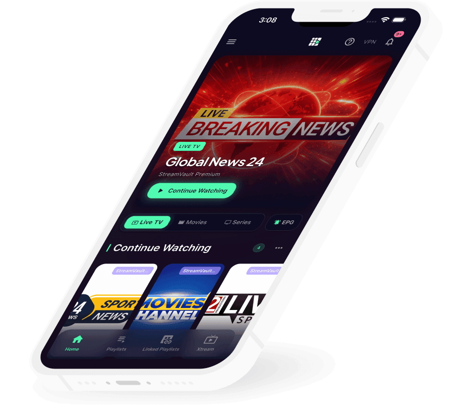 GridStreamr App Screen